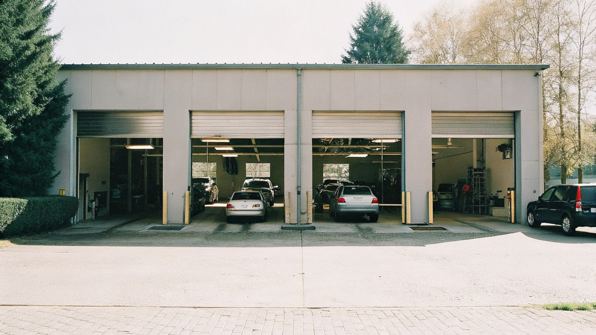 Quality auto repair shop with professional service bays
